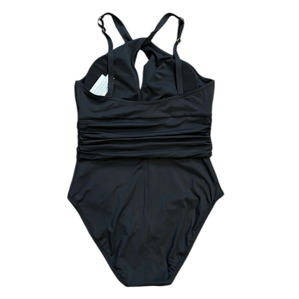 Bleu Rod Beattie High Neck Keyhole One Piece - Picture 8 of 16